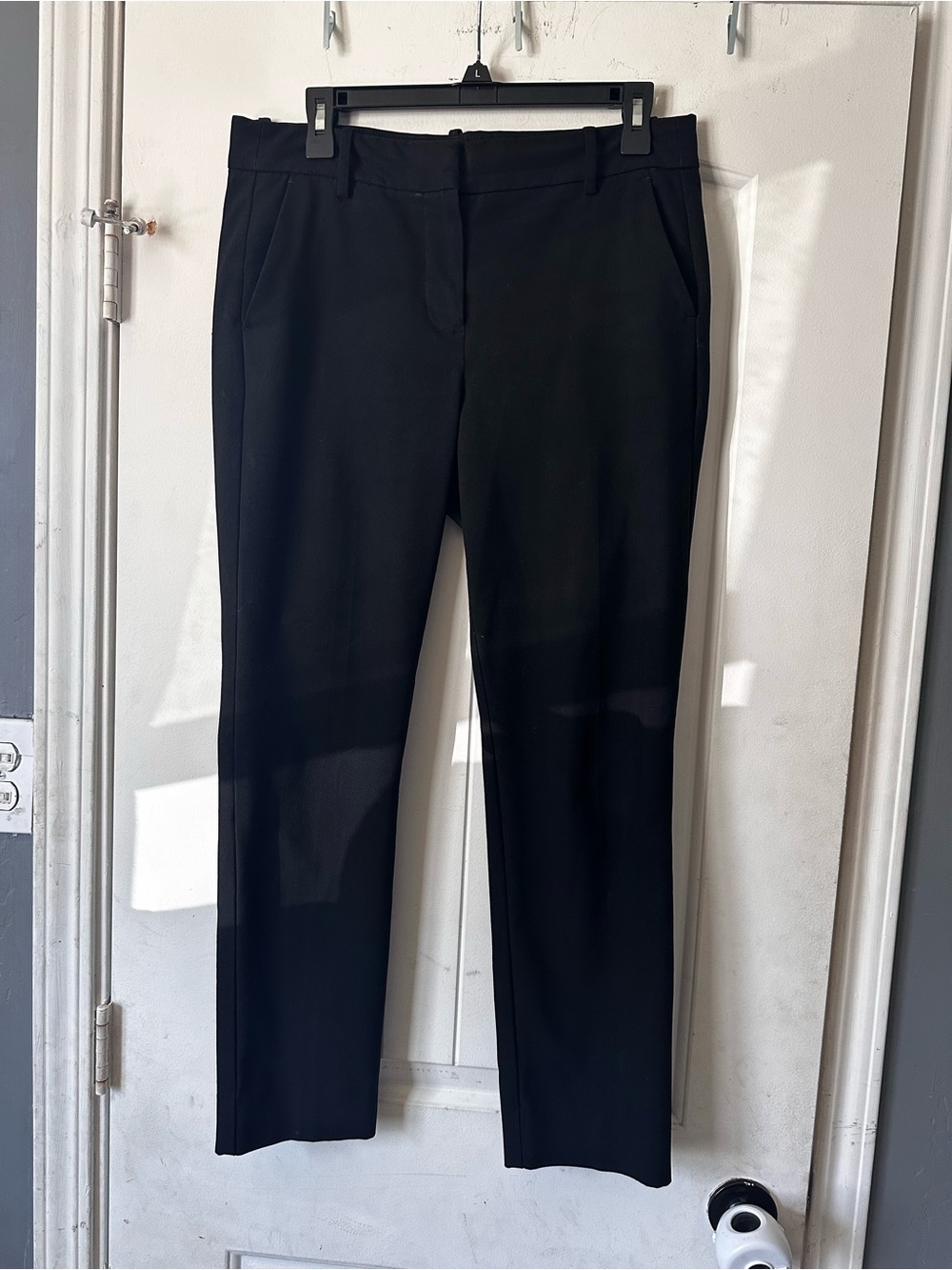 J. BY J.CREW Business Causal Black Straight Leg Dress Pants